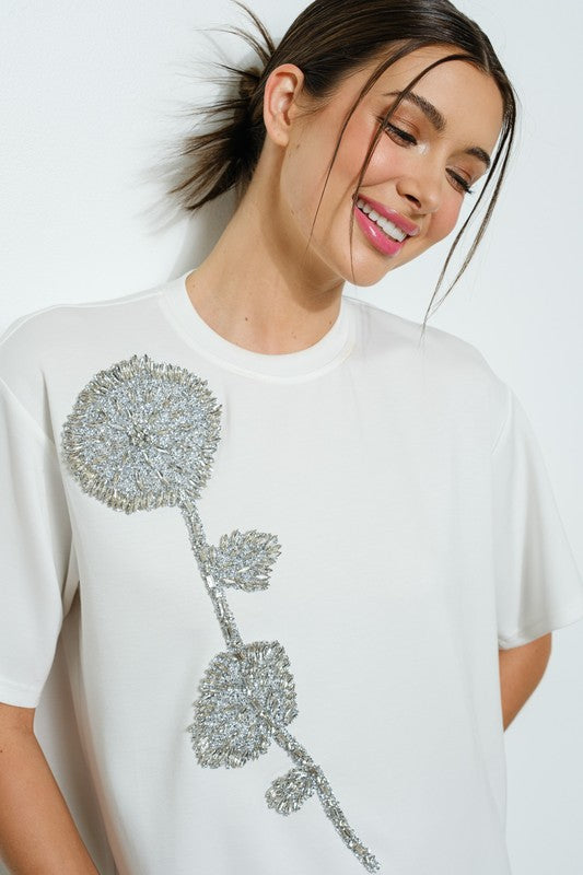Gasp| Bloom & Bejeweled Tee Dress