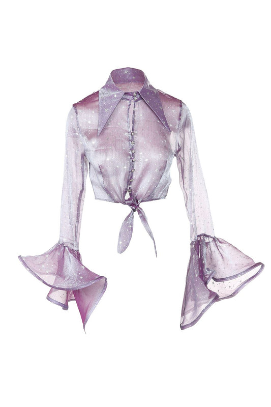 Gasp| Starstruck Drama Crop Blouse