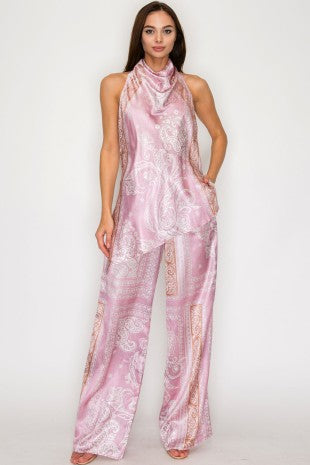 Tropez Halter Pant Set