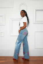 Load image into Gallery viewer, Gasp| Still A Rose Crystal Jeans
