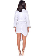 Load image into Gallery viewer, Jazmine| Draping Shirt Dress
