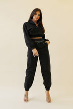 Load image into Gallery viewer, The Luxe| Twill Fanny Pack Jogger Set
