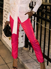 Cargar imagen en el visor de la galería, The Luxe| Straight Leg Pink Pant
