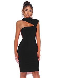 Melanie| Asymmetric Cutout Dress