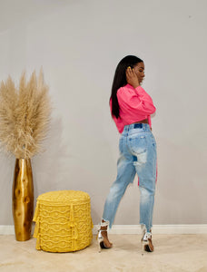On The Rise| High Waist Tapered Denim