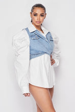 Load image into Gallery viewer, Parker| Denim Blouse
