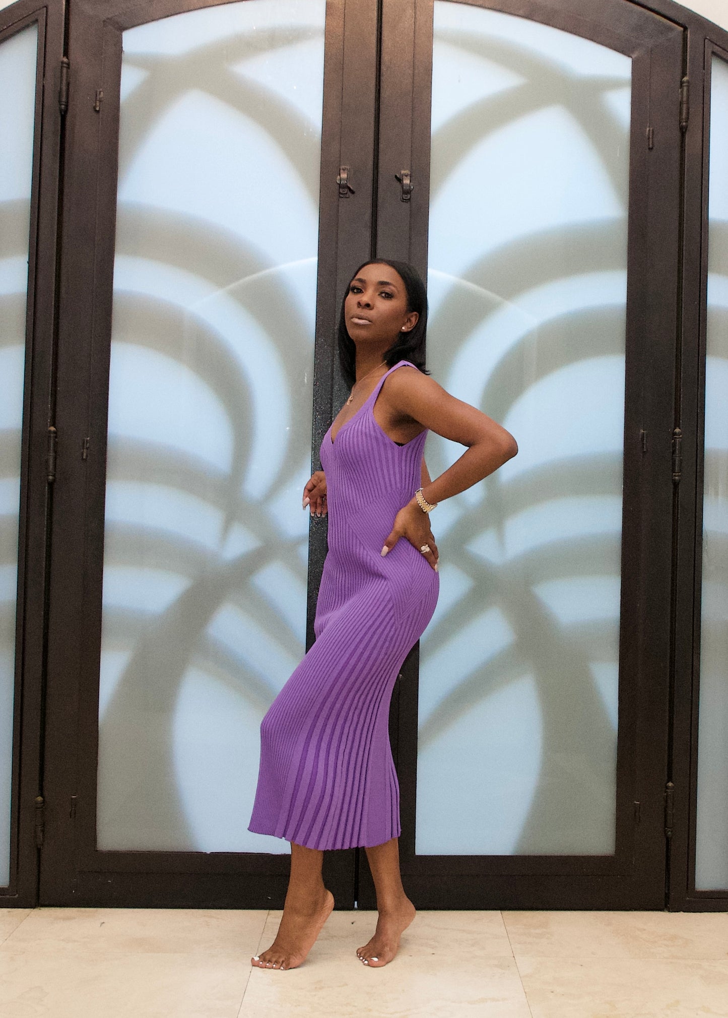 The Luxe| Lady Lavender Dress